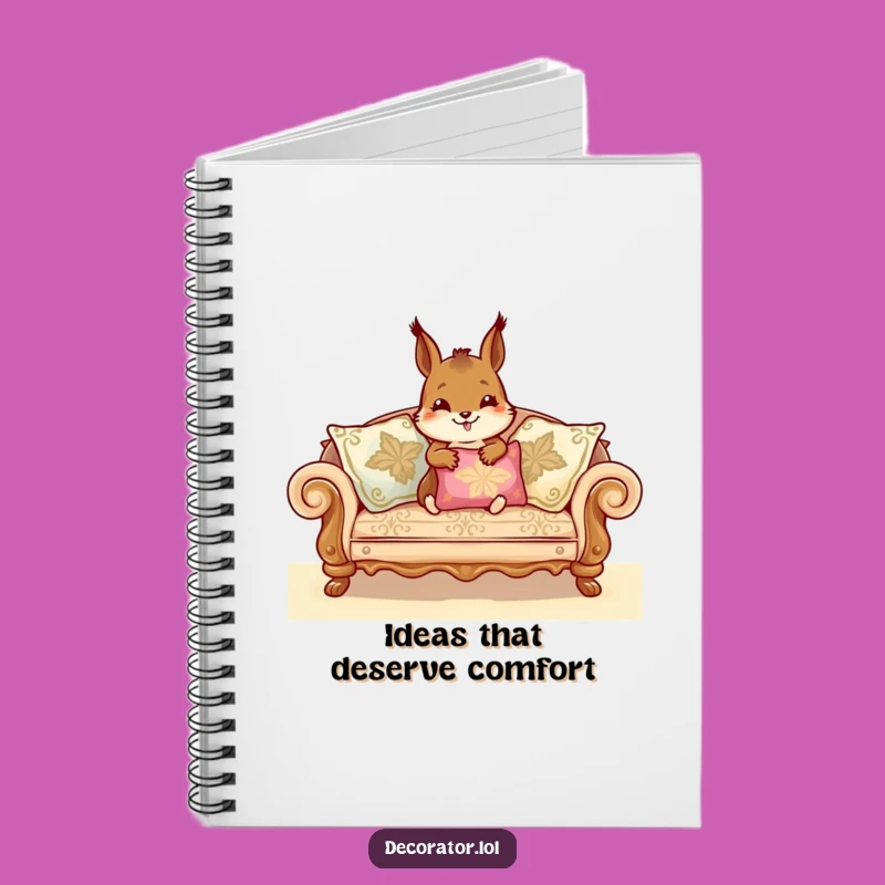 Funny Squirrel Journal: Sofa Design Ideas, Perfect Humorous Notebook Gift
